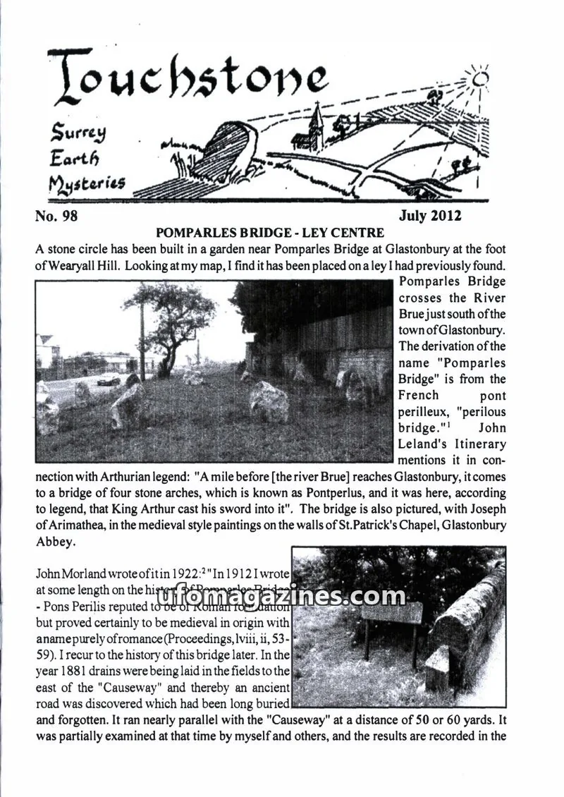 Cover of Surrey Earth Mysteries Group issue 98: Touchstone