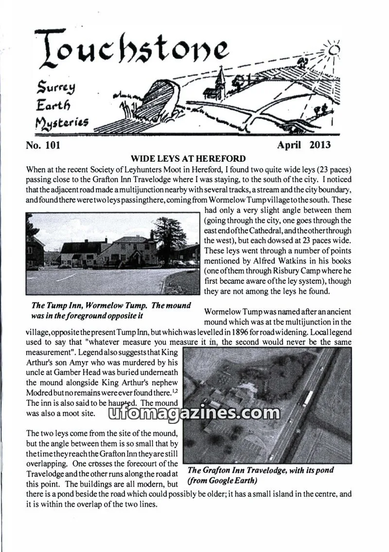 Cover of Surrey Earth Mysteries Group issue 101: Touchstone