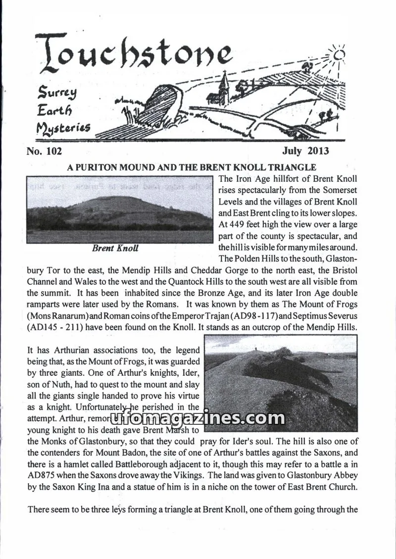Cover of Surrey Earth Mysteries Group issue 102: Touchstone
