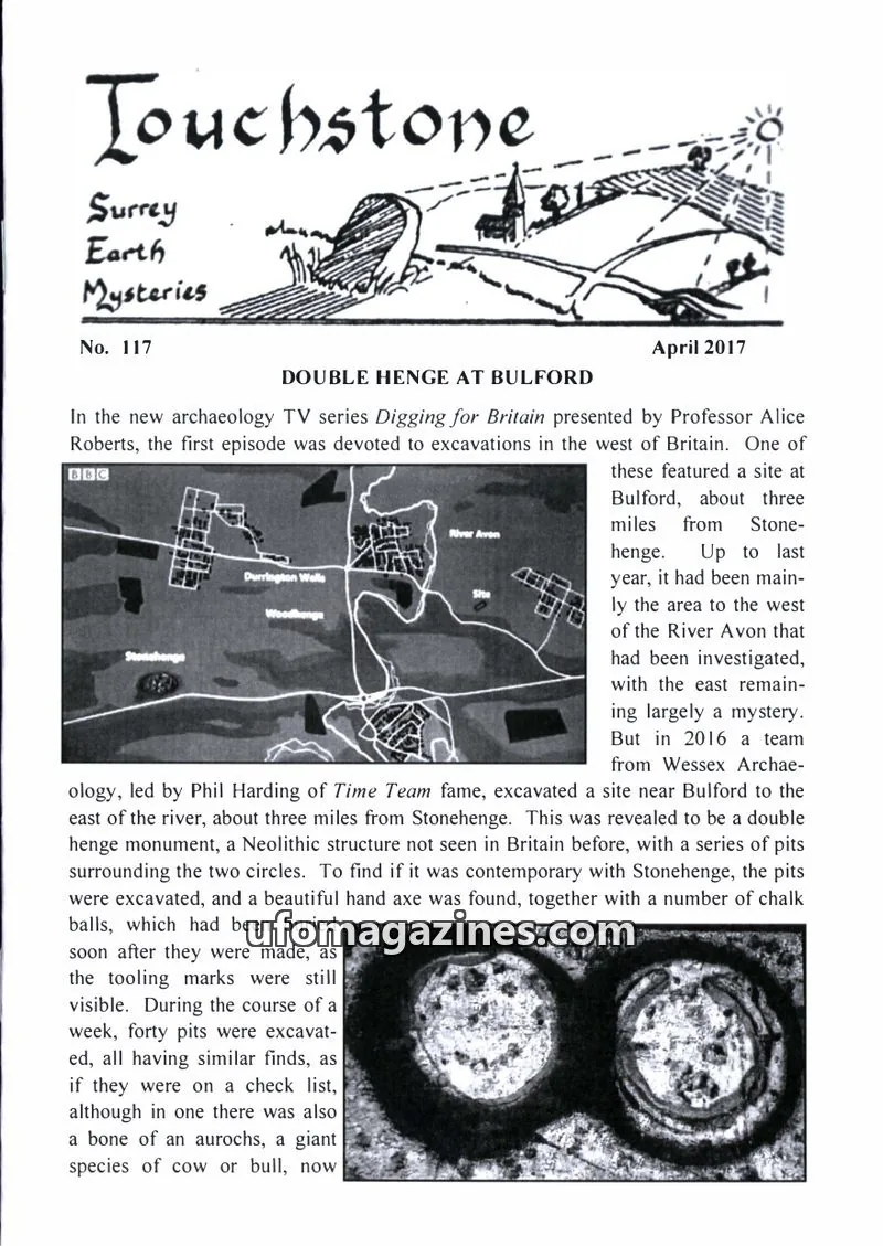 Cover of Surrey Earth Mysteries Group issue 117: Touchstone