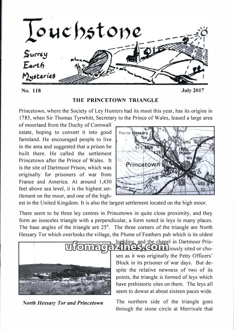 Cover of Surrey Earth Mysteries Group issue 118: Touchstone