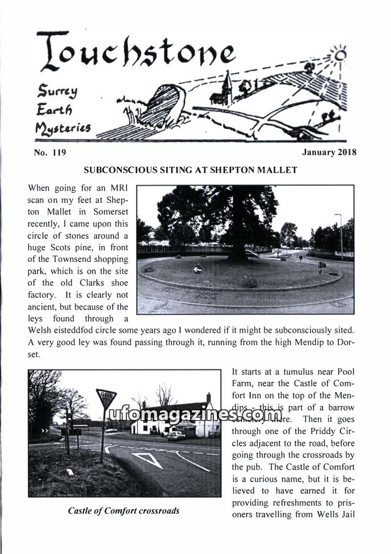 Cover of Surrey Earth Mysteries Group issue 119: Touchstone