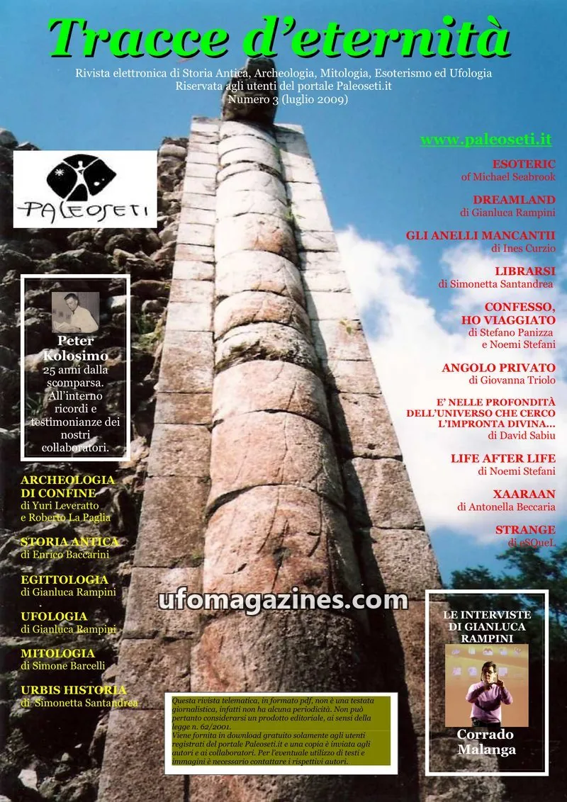 Cover of Tracce d'eternita issue 3: Tracce d'eternità