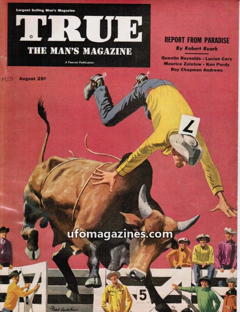 Cover of Fawcett Publications issue August: TRUE
