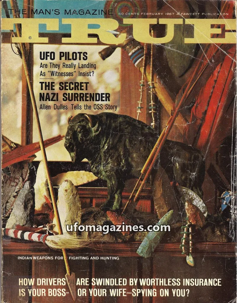 Cover of True issue February 1967: TRUE