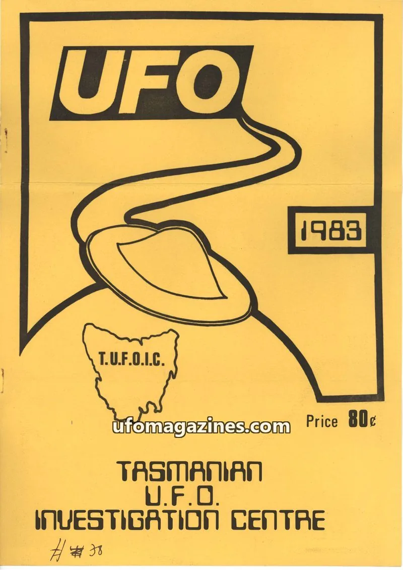 Cover of TUFOIC Newsletter issue 41: UFO