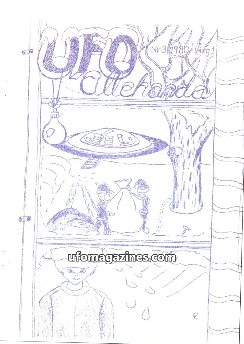 Cover of UFO Allehanda issue Nr 3: UFO Allehanda