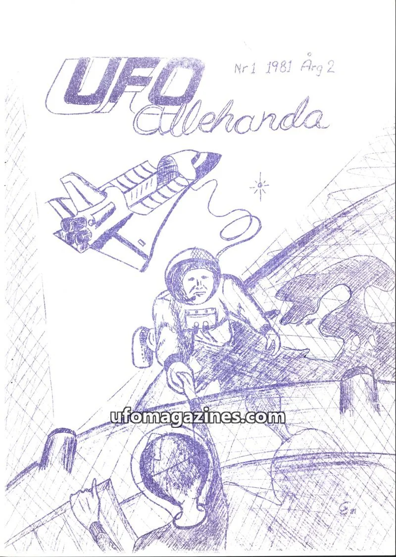 Cover of UFO Allehanda issue Nr 1: UFO Allehanda