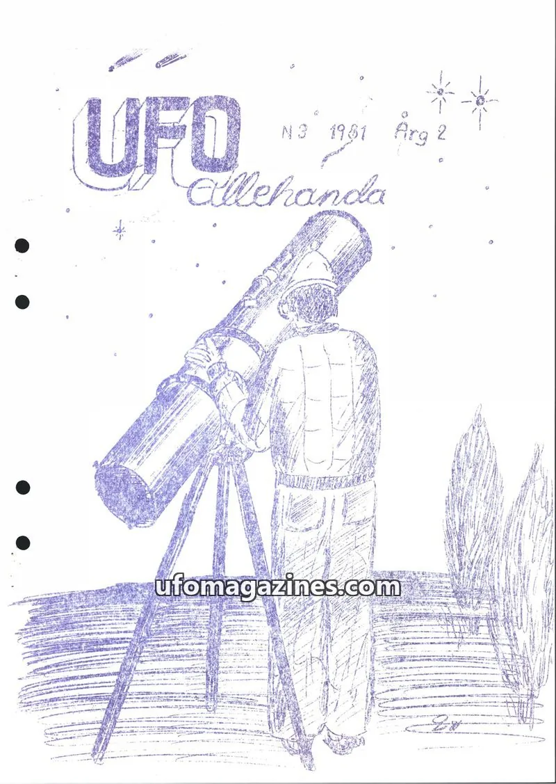 Cover of UFO Allehanda issue N3: UFO Allehanda