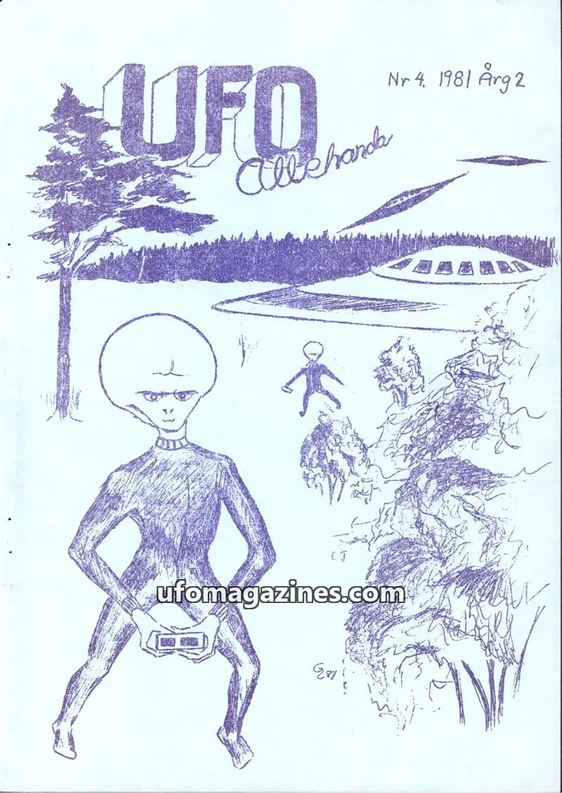 Cover of UFO Allehanda issue Nr 4: UFO Allehanda
