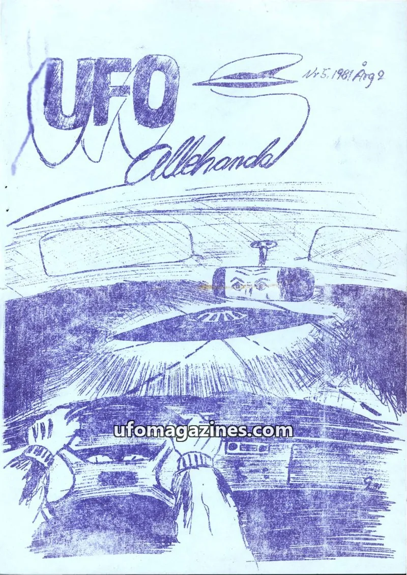 Cover of UFO Allehanda issue Nr. 5: UFO Allehanda