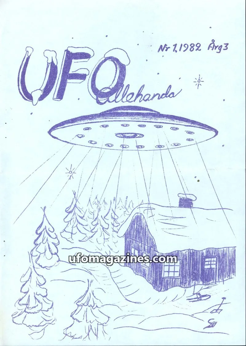 Cover of UFO Allehanda issue 1: UFO Allehanda