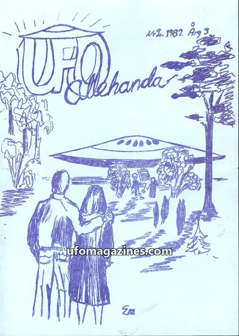 Cover of UFO Allehanda issue 3: UFO Allehanda