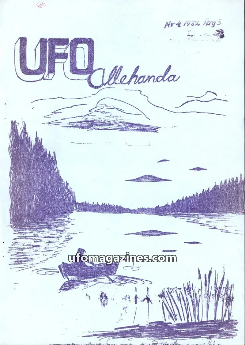 Cover of UFO Allehanda issue 4: UFO Allehanda