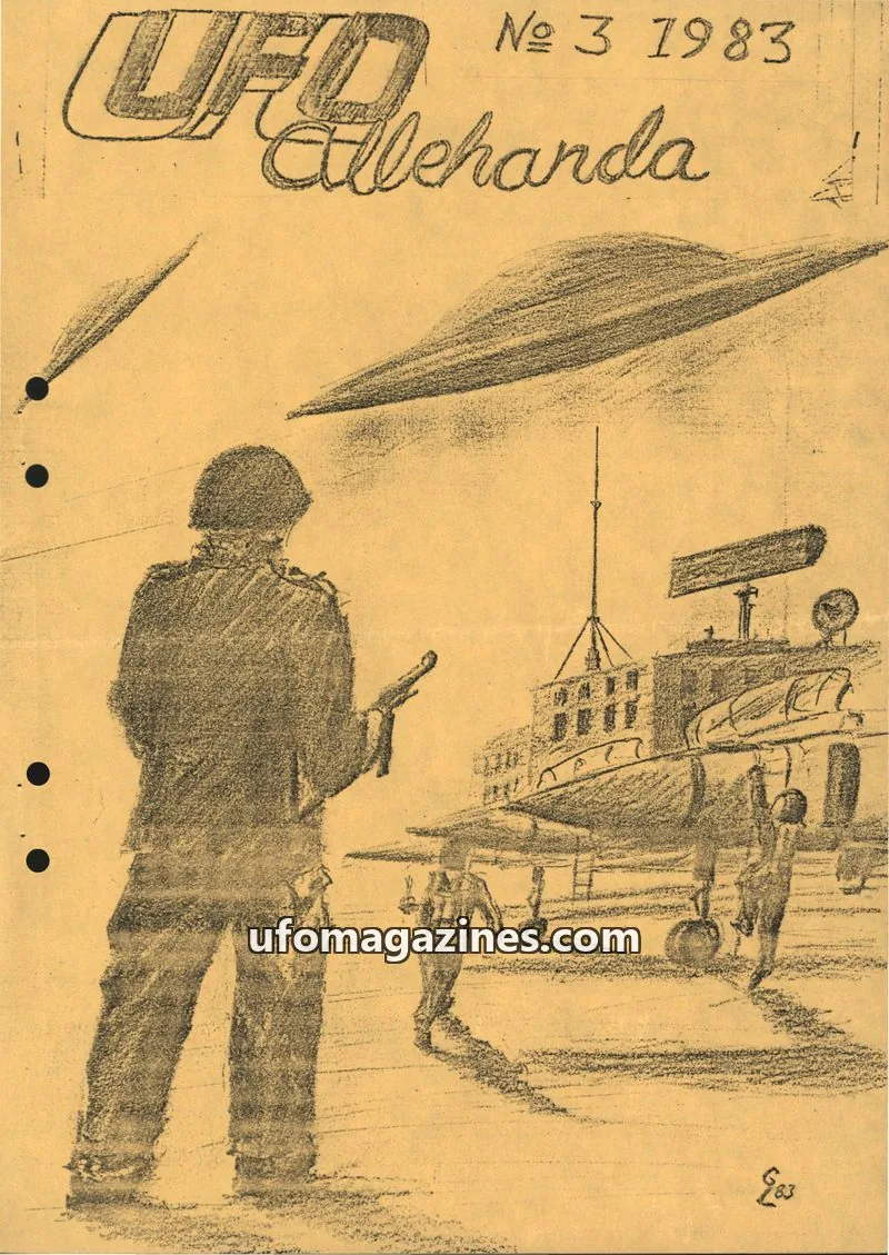Cover of UFO Allehanda issue 3: UFO Allehanda
