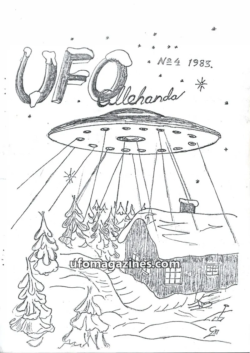 Cover of UFO Allehanda issue 4: UFO Allehanda