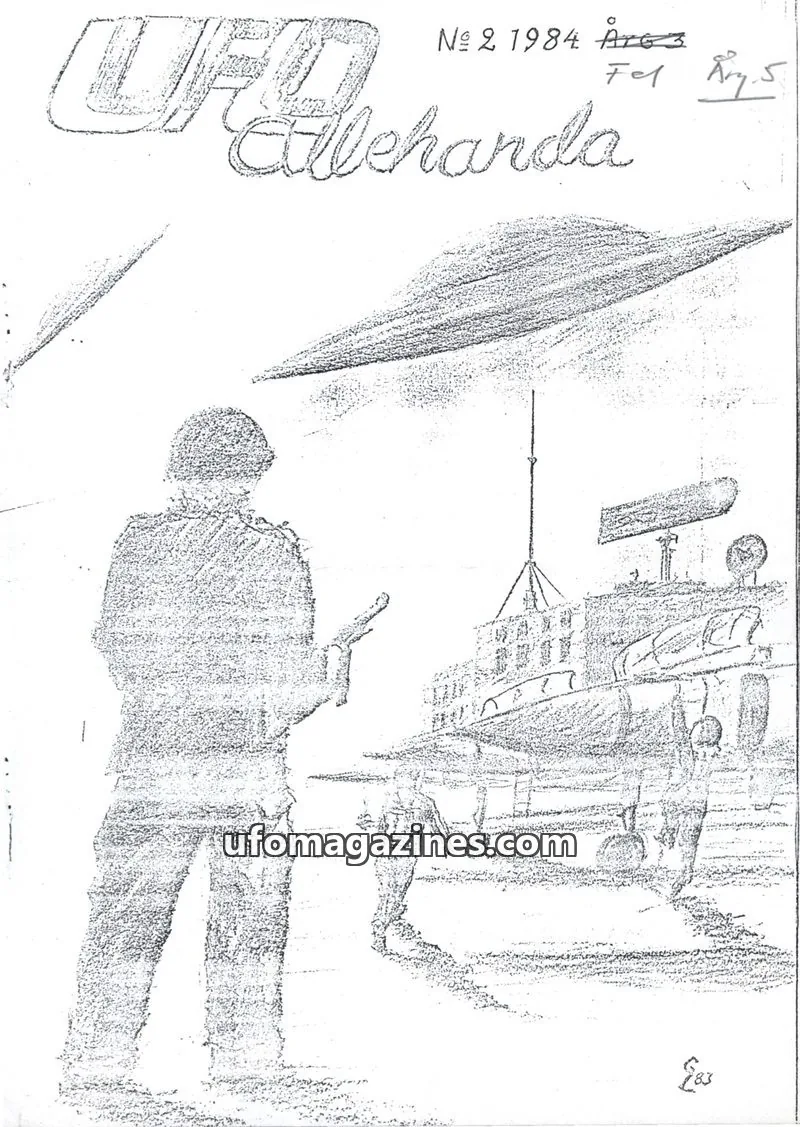 Cover of UFO Allehanda issue 2: UFO Allehanda