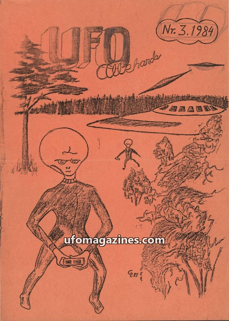 Cover of UFO Allehanda issue 3.1984: UFO Allehanda