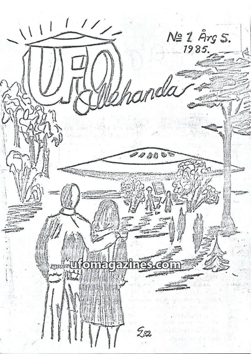 Cover of UFO Allehanda issue 1: UFO-Allehanda