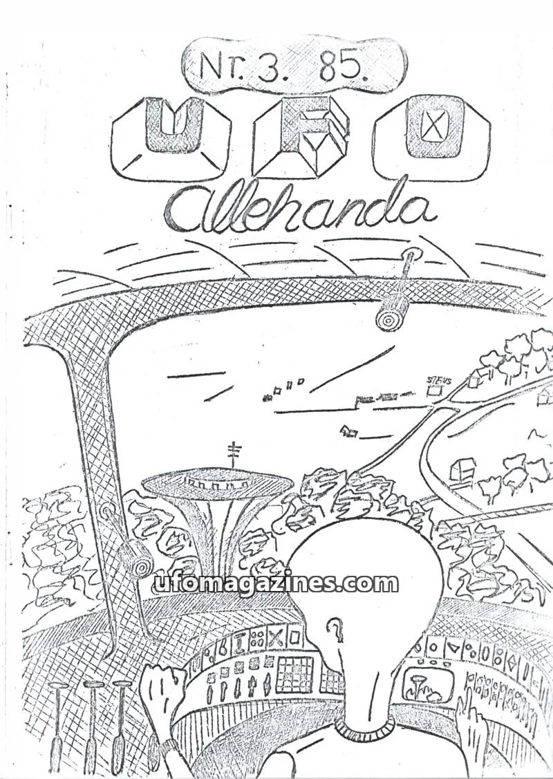Cover of UFO Allehanda issue Nr. 3: Allehanda