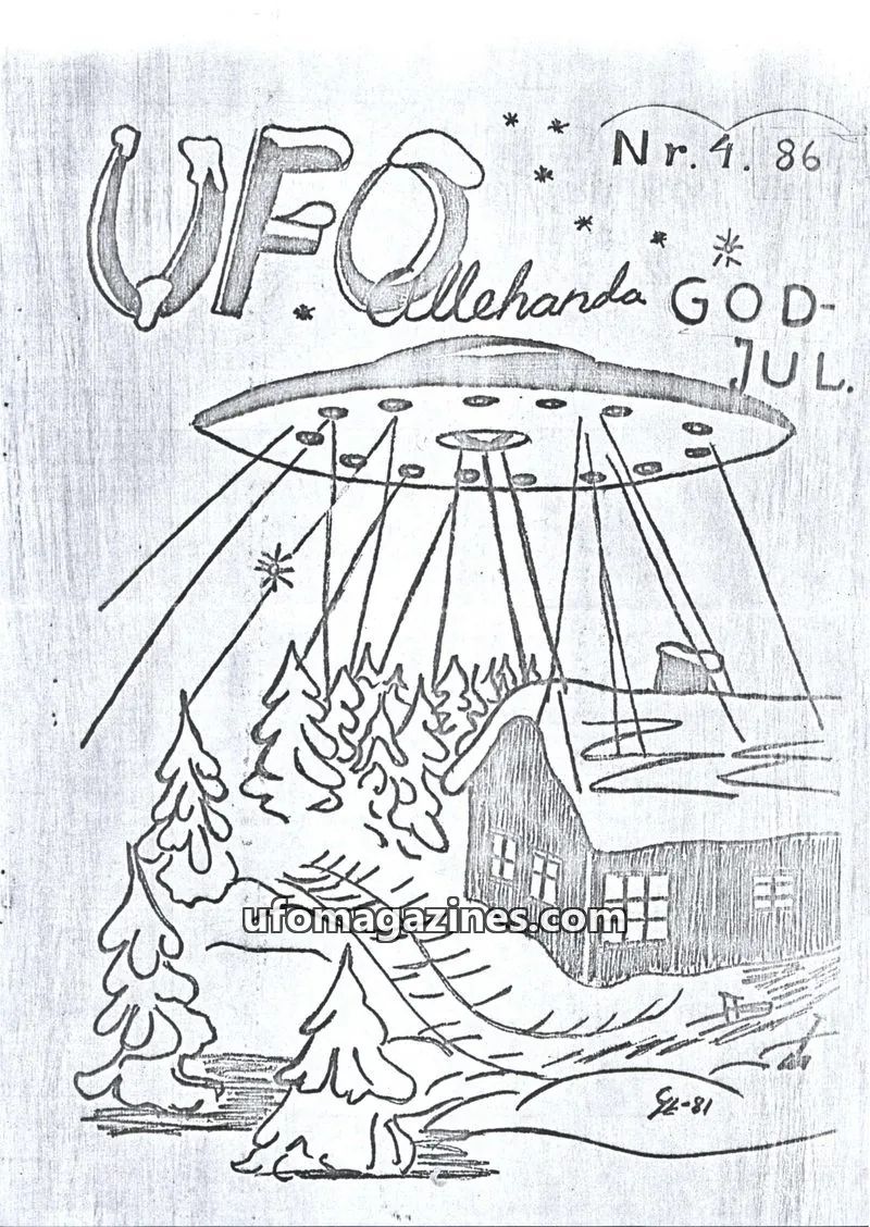 Cover of UFO Allehanda issue 4: UFO-Allehanda