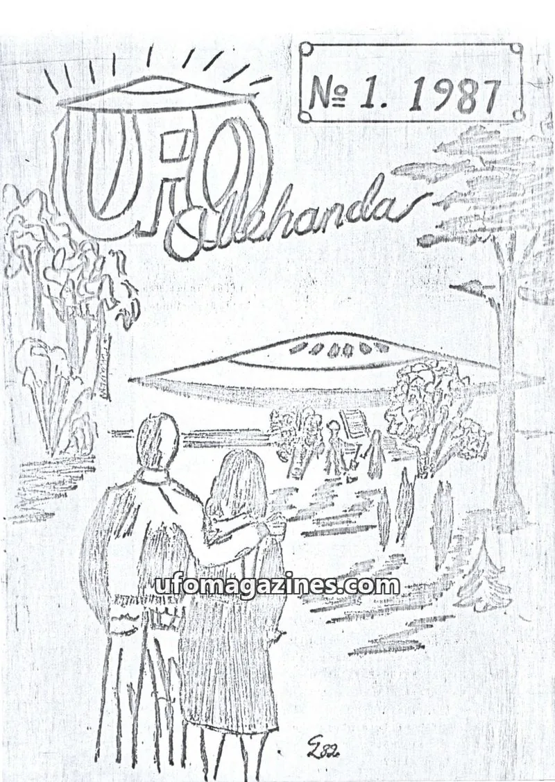 Cover of UFO Allehanda issue 1: UFO Allehanda