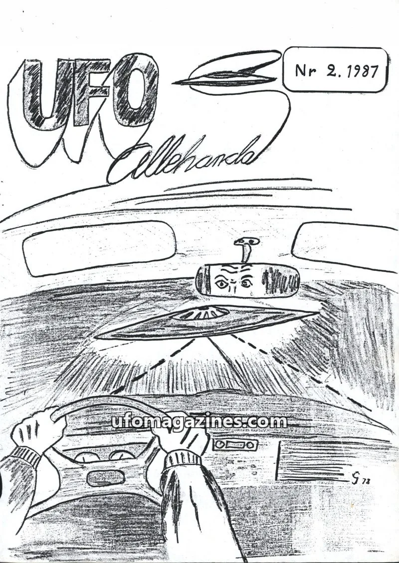Cover of UFO Allehanda issue 2: UFO Allehanda