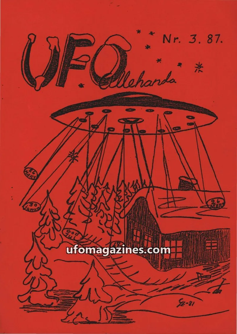 Cover of UFO Allehanda issue 3: UFO-Allehanda