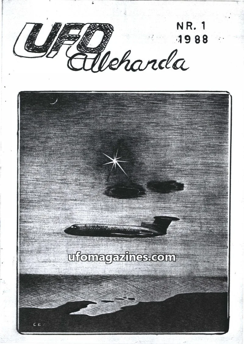 Cover of UFO Allehanda issue 1: UFO Allehanda