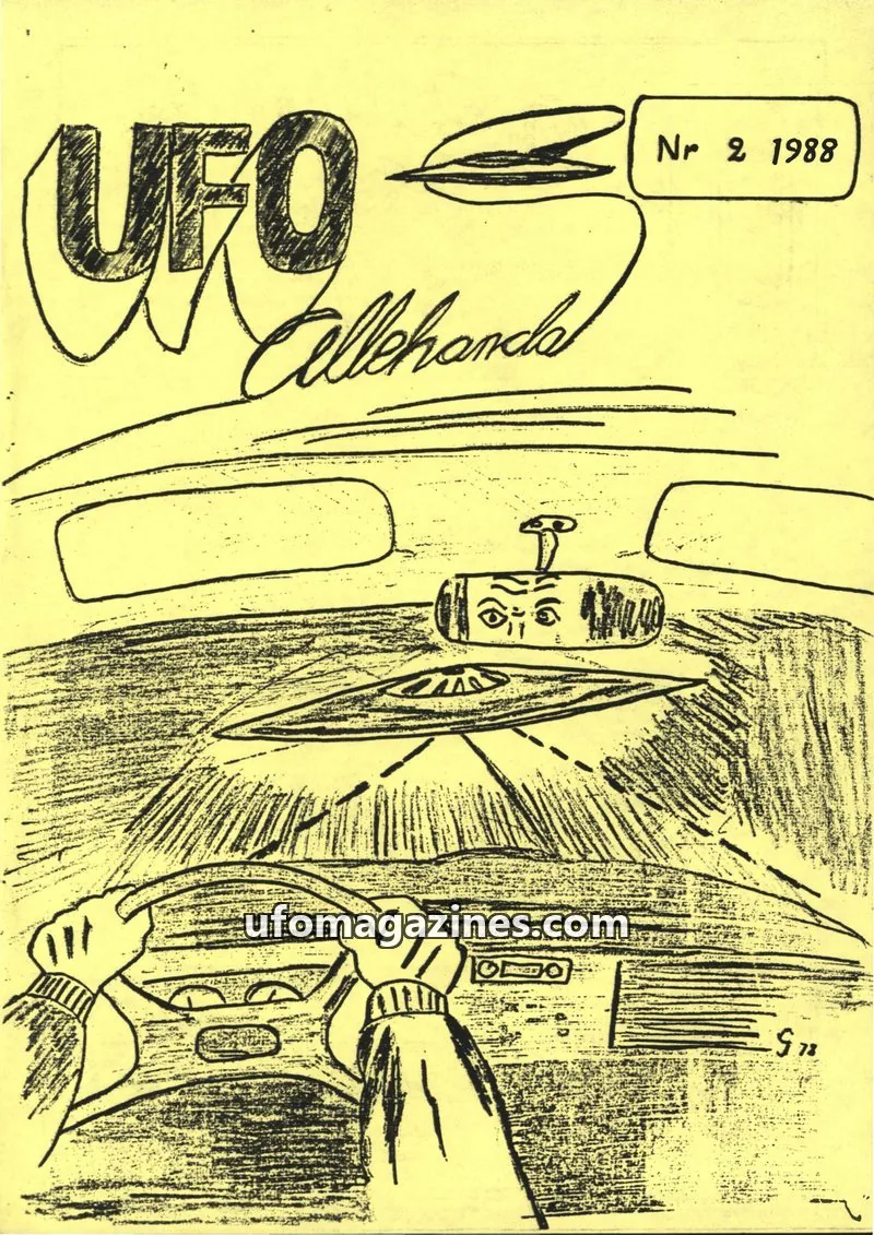Cover of UFO Allehanda issue Nr 2 1988: UFO Allehanda