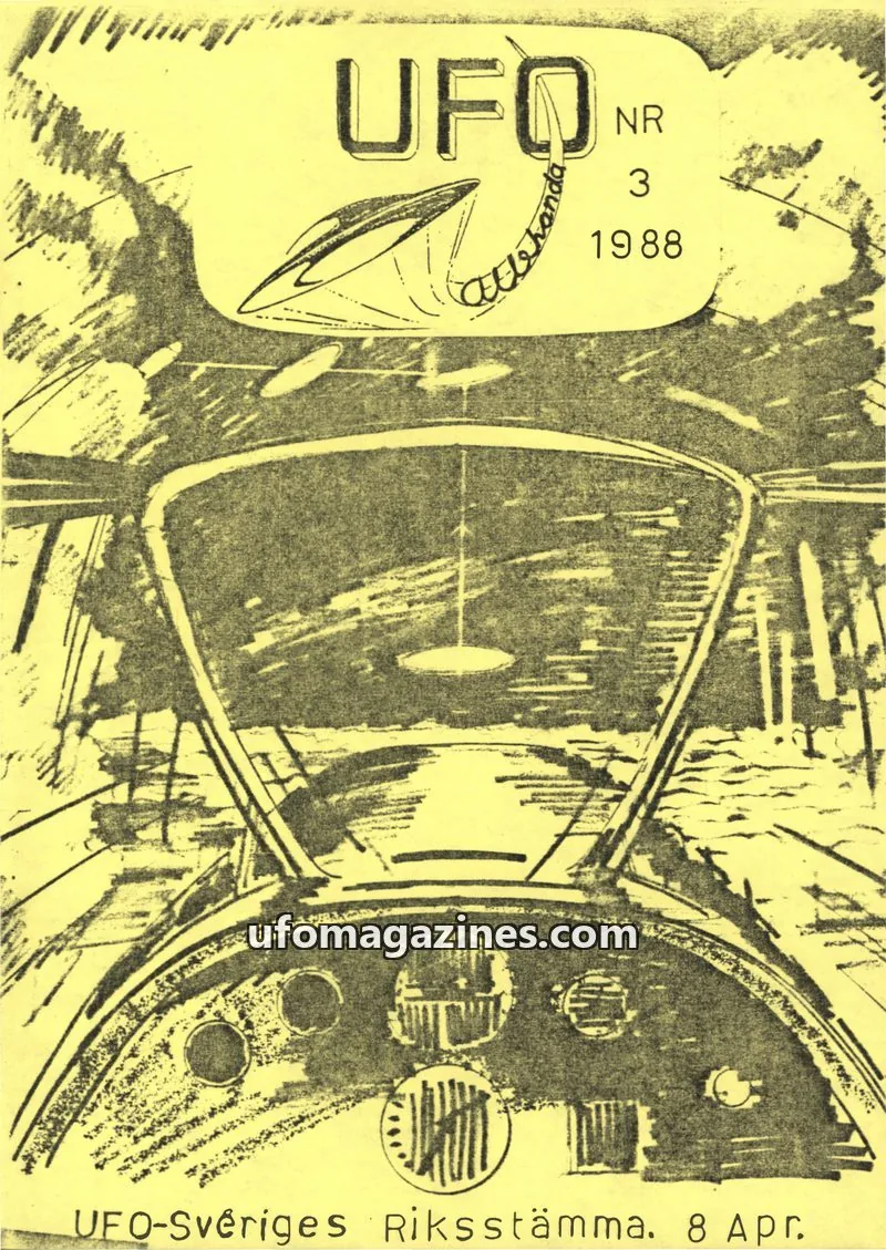 Cover of UFO Allehanda issue 3: UFO