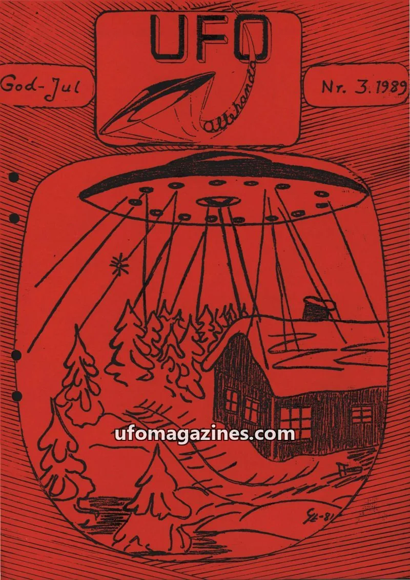 Cover of UFO Allehanda issue Nr. 3.1989: UFO