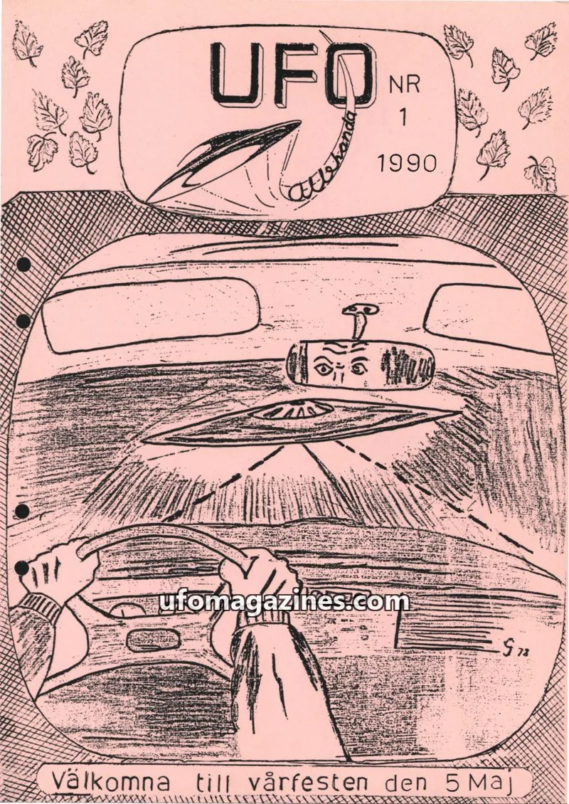 Cover of UFO Allehanda issue 1: UFO NR