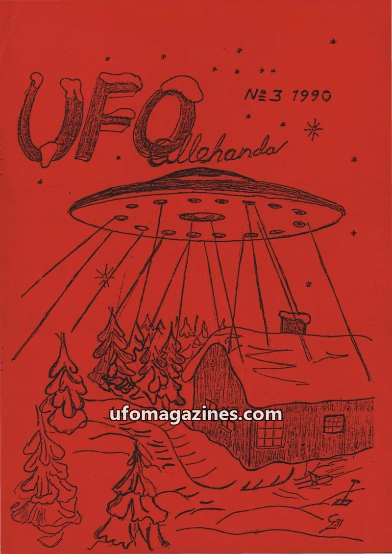 Cover of UFO Allehanda issue 3: UFO Allehanda