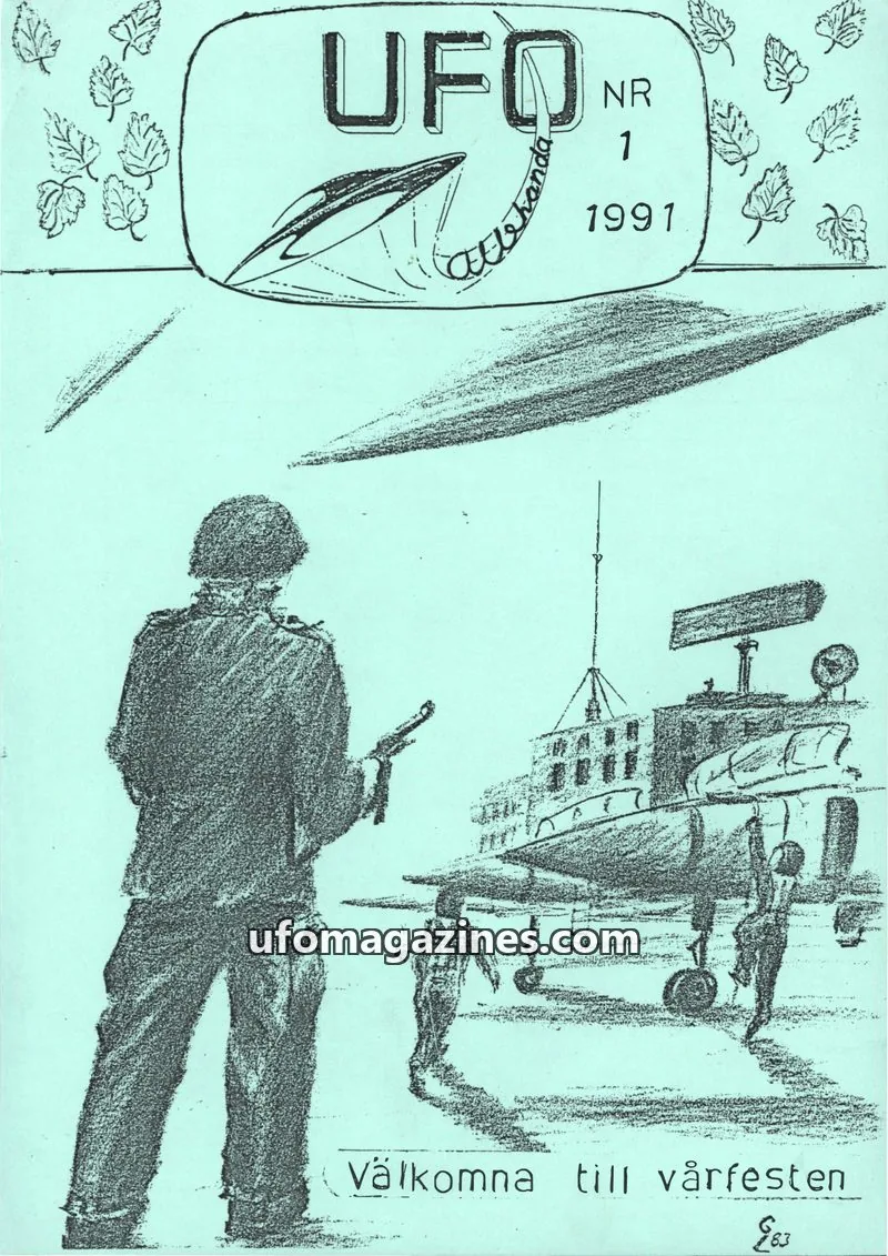 Cover of UFO Allehanda issue 1: UFO