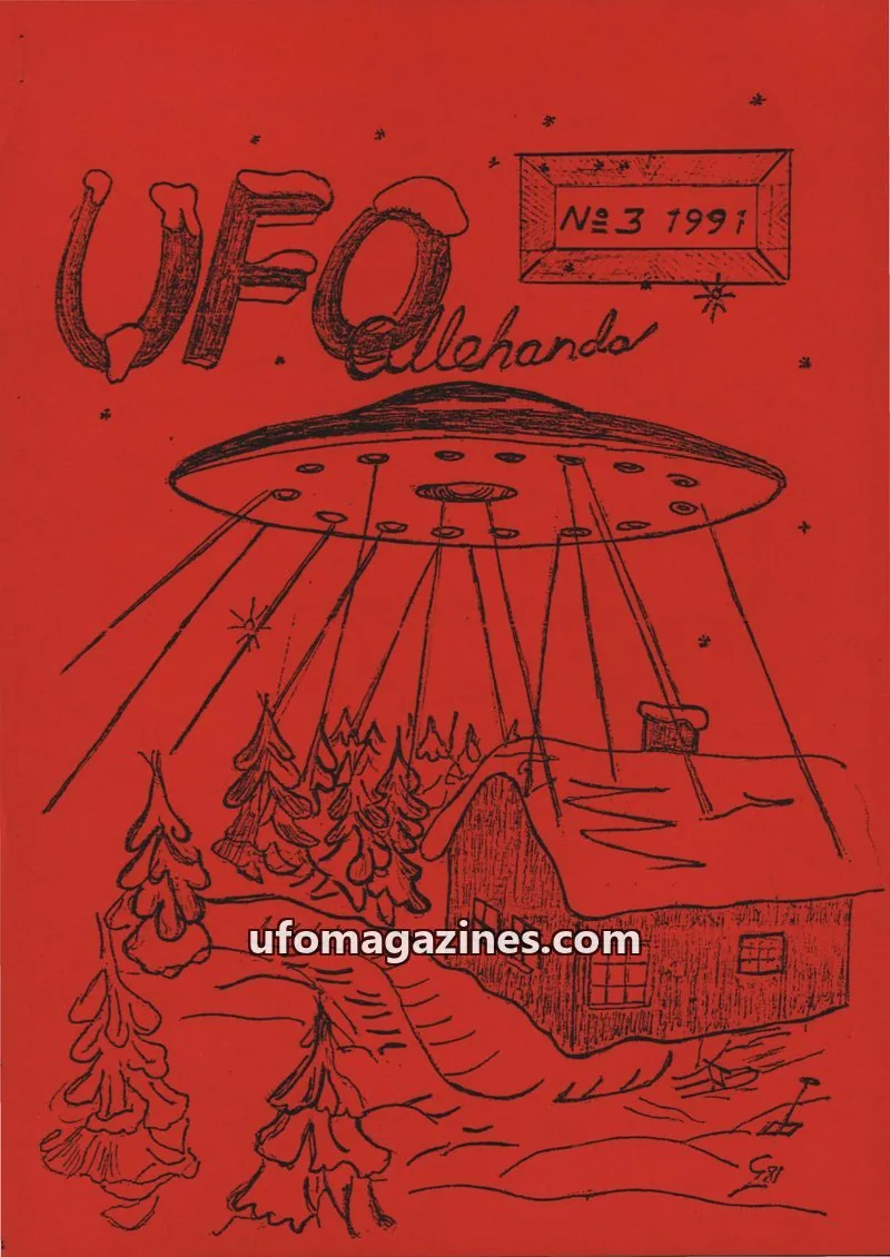 Cover of UFO Allehanda issue 3: UFO Allehanda