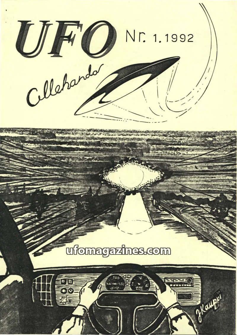 Cover of UFO Allehanda issue 1: UFO Allehanda