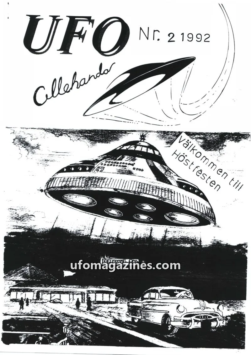 Cover of UFO Allehanda issue 2: UFO Allehanda