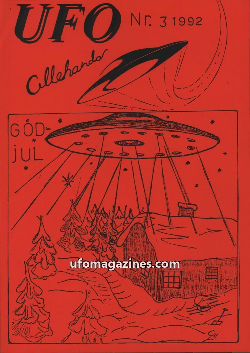 Cover of UFO Allehanda issue 3: UFO-ALLEHANDA