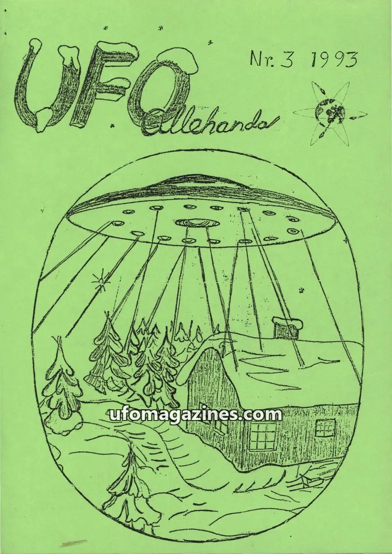 Cover of UFO Allehanda issue Nr. 3: UFO Allehanda