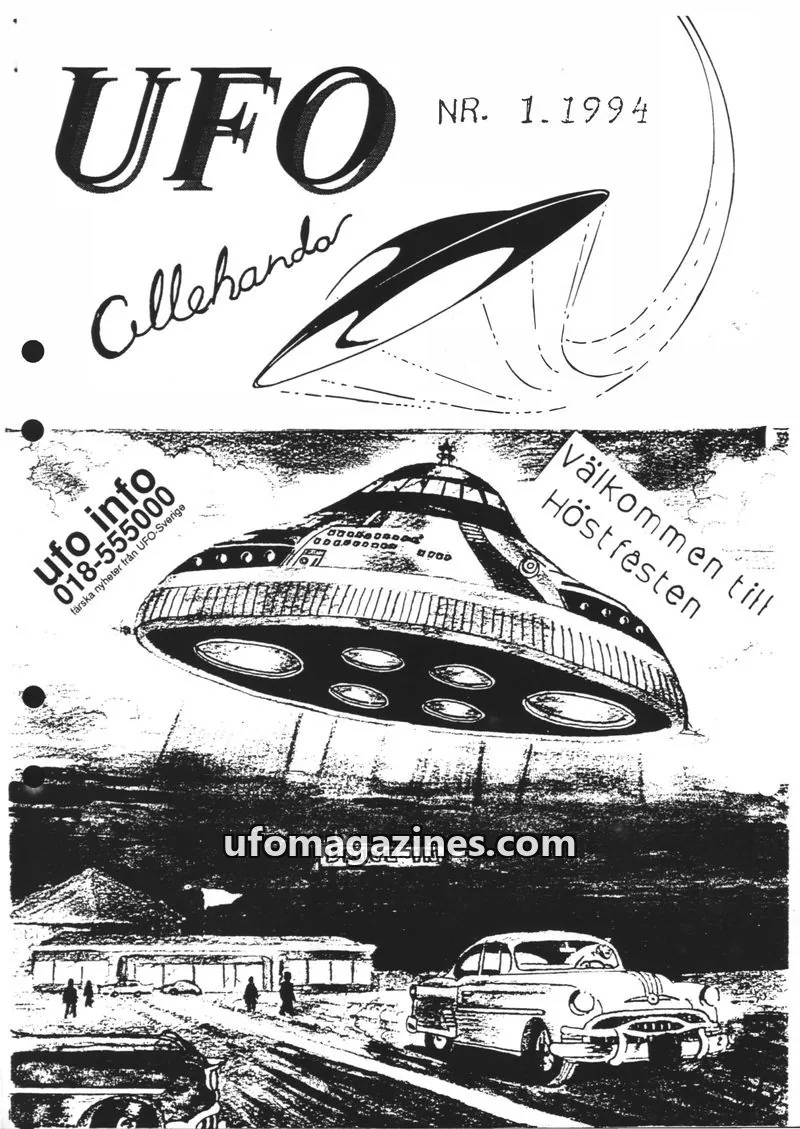 Cover of UFO Allehanda issue 1.1999: UFO