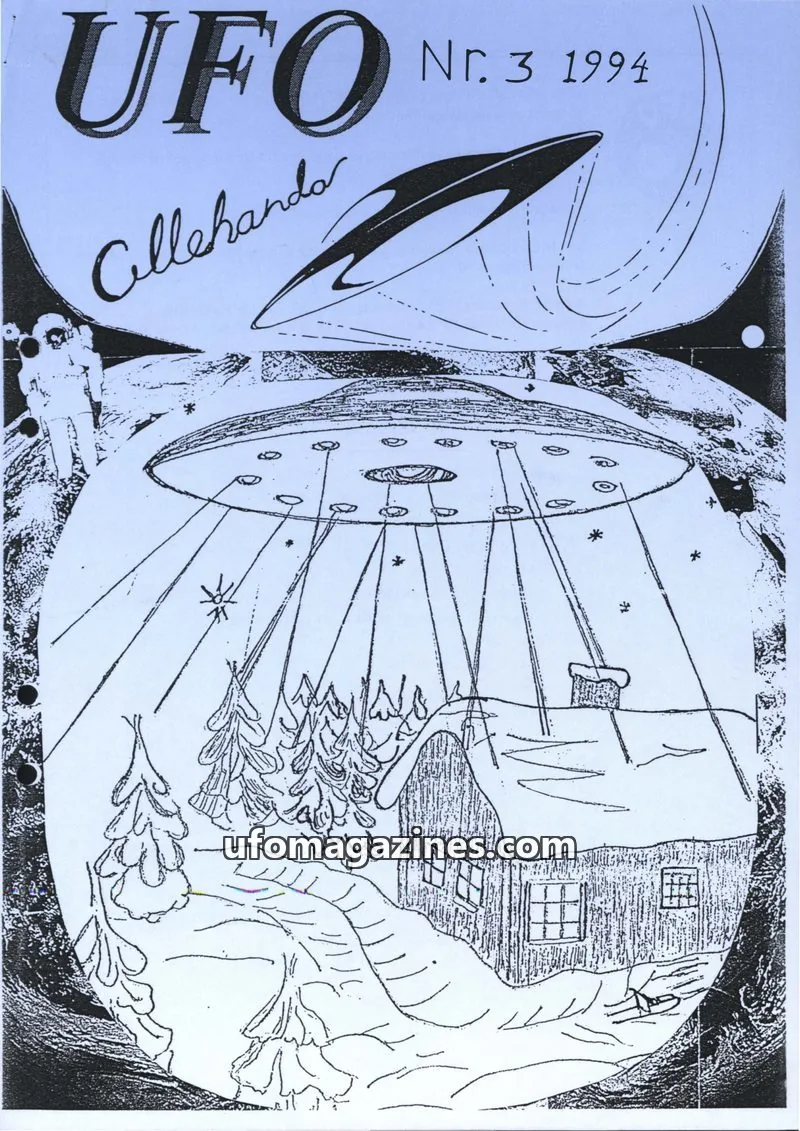 Cover of UFO Allehanda issue 3: UFO Allehanda