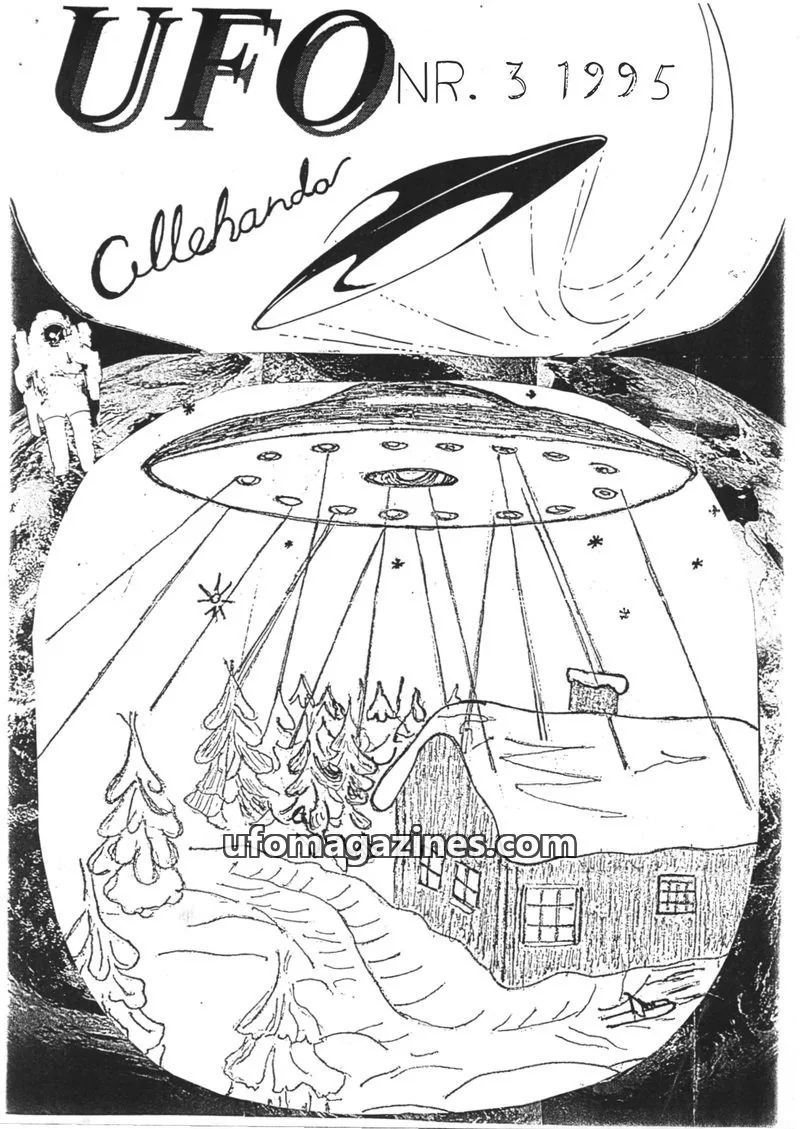 Cover of UFO Allehanda issue 3: UFO NR. 3 1995