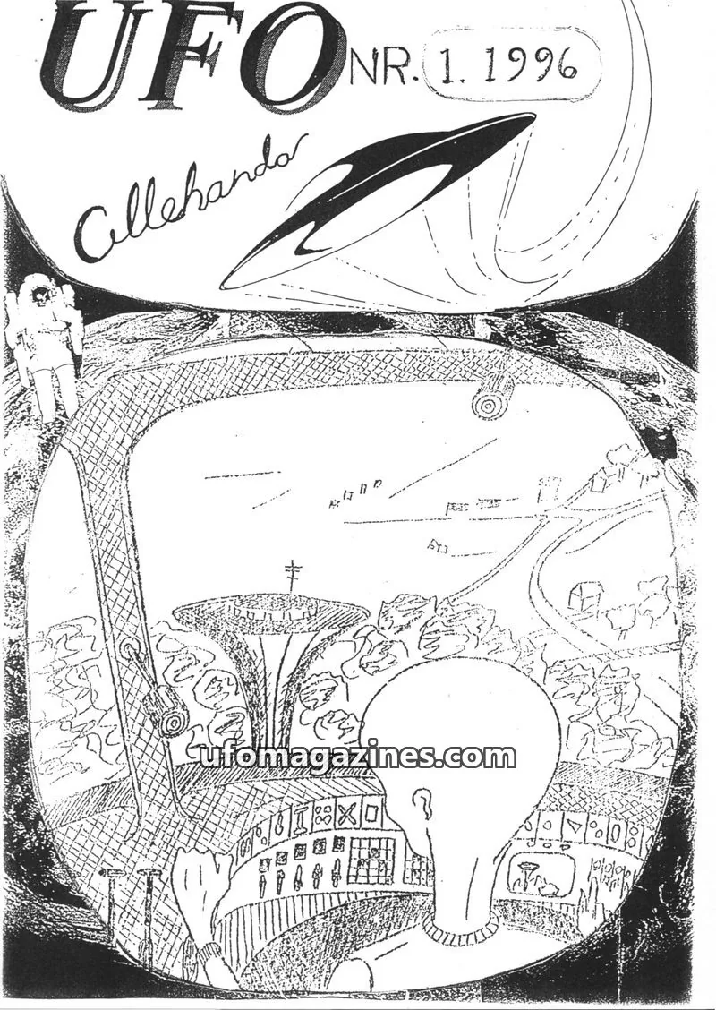 Cover of UFO Allehanda issue 1: UFO Allehanda
