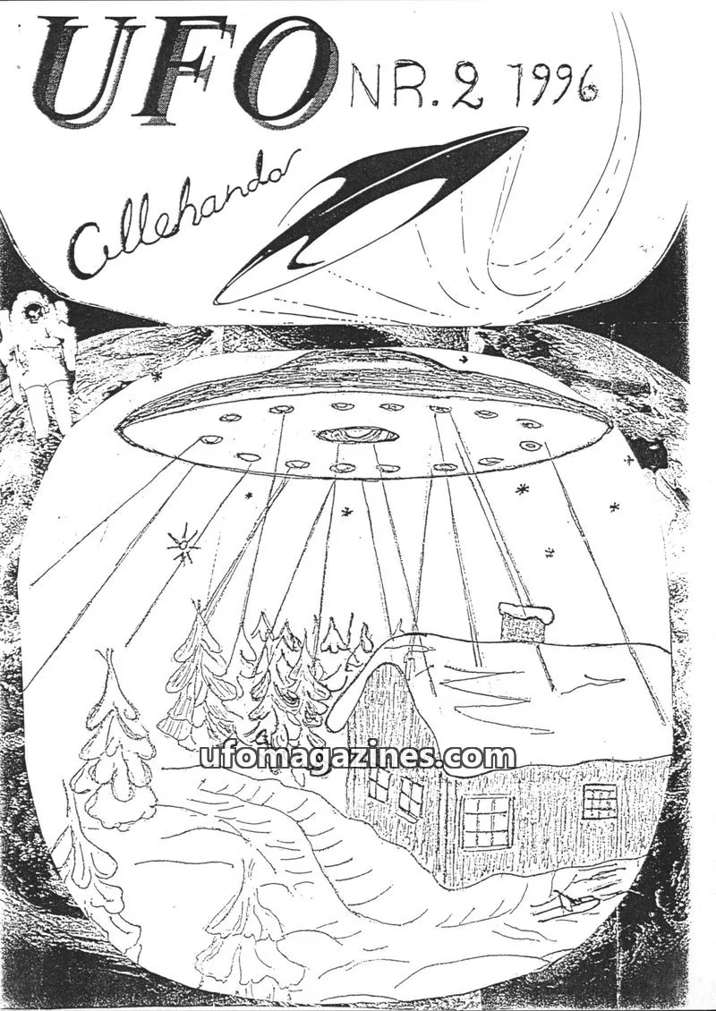 Cover of UFO Allehanda issue 2: UFO NR. 2