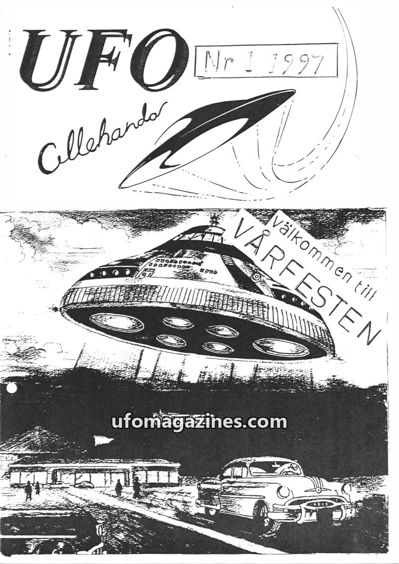 Cover of UFO Allehanda issue 1: UFO Allehanda