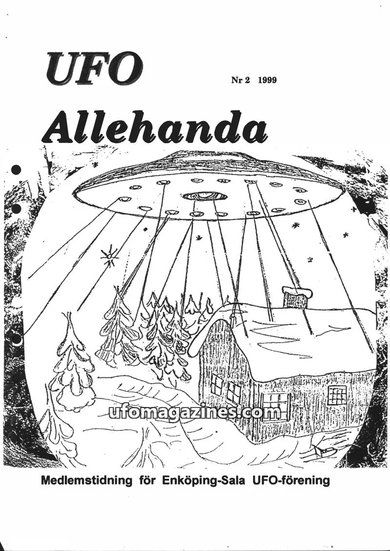 Cover of UFO Allehanda issue 2: UFO Allehanda