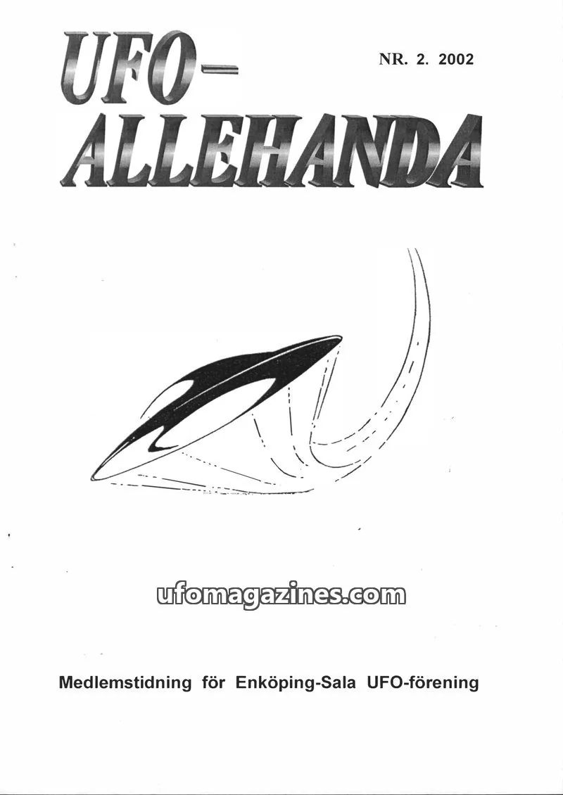 Cover of UFO Allehanda issue NR. 2: UFO-ALLEHANDA