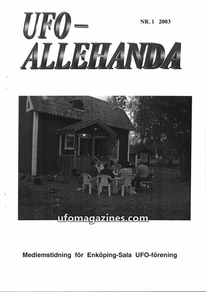 Cover of UFO Allehanda issue 1: UFO-ALLEHANDA