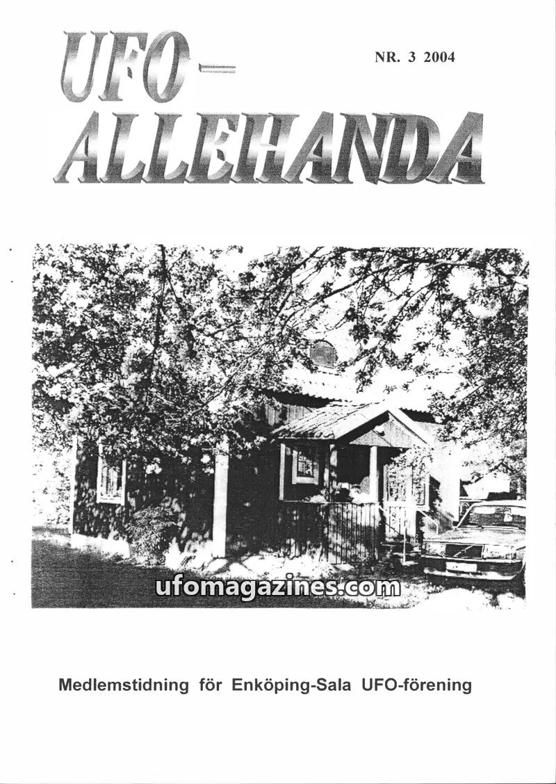 Cover of UFO Allehanda issue 3: UFO-ALLEHANDA